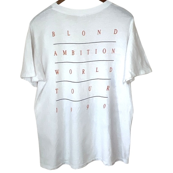 Vintage Madonna Blond Ambition World Tour 1990 T Shirt XL - Picture 2 of 7